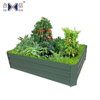 China Herb Large Planter Box Steel Outdoor Easily Gathered Gardening Kit Metal Raised Garden Beds for Vegetables for sale