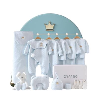 China Anti-Shrink Seasons Newborn Baby Clothes Bodysuit Set Sleepwear For Boys Girls Baby Clothes for sale