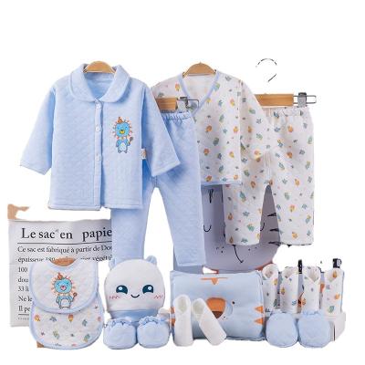 China Breathable New Born Baby Clothes Night Suits Toddler Wears Baby Newborn Suits Gift Setc for sale