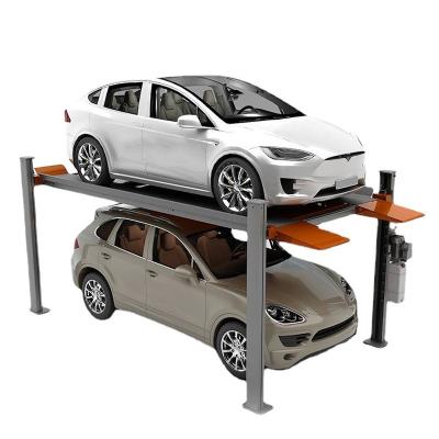 China Multi-Layer Hydraulic Post 4 Puzzle Parking Car Lift,Vertical Stacker Parking Equipment,Parking For 2 Cars 3600kg for sale