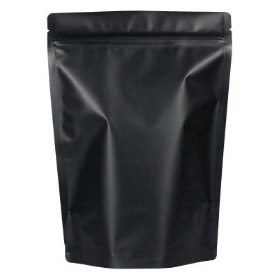 China Recyclable wholesale suppliers High Quality Black Mylar Bags Plastic zipper craft stand up bag for sale