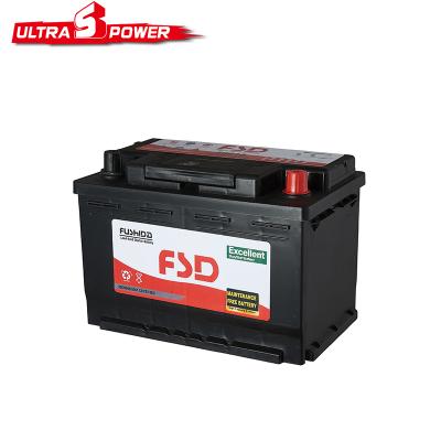 China 55AH Saudi Arabia 12 V 80 Ah MF Maintenance Free Car Battery for sale