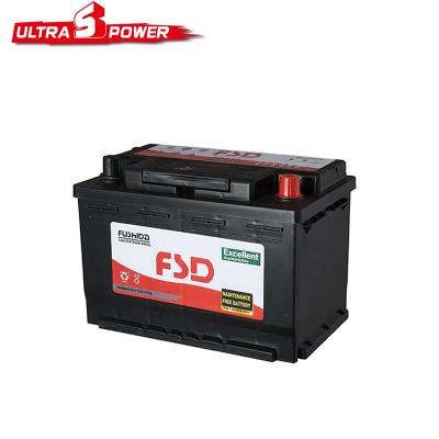 China Battery for truck start sealed maintenance free cases 12v hybrid car for sale