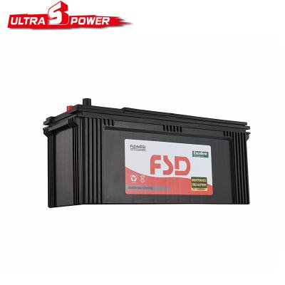 China DIN standard 125ah maintenance free manufacture automotive car battery accumulator for sale