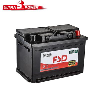 China DIN Standard 12V 65AH Sealed Maintenance Free Car Battery Automotive Battery for sale