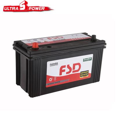 China ISO9001 JIS standard 12v lead acid 115ah optima maintenance free car battery accumulator for sale