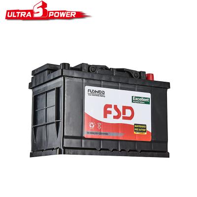 China Maintenance Free din Standard Auto Car Battery 12v 75ah for sale