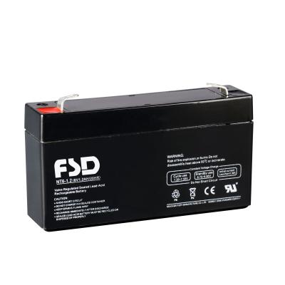 China Professional Supplier 6v 1.2ah battery rechargeable lead acid battery cell for sale