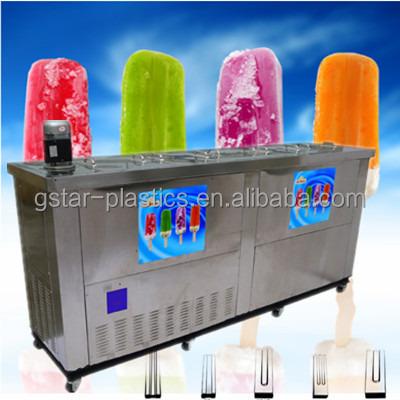 China ice cream fruit ice cream popsicle making machine/more mold popsicle making machine/commercial ice popsicle machine with CE certificateio for sale