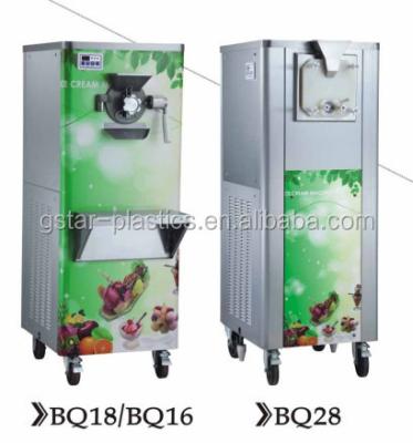 China YBQ18 rolled hard ice cream maker machine commercial for wholesale 71x90x160cm for sale