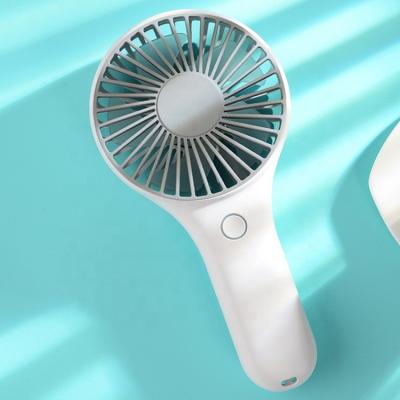 China Custom High Quality Portable Handheld Rechargeable ABS+PP USB Air Cooling Battery Mini Handy Fan for sale