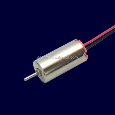 China Totally Enclosed 8mm 35000 Rpm DC 2.5v/3.6v Motor For Drone for sale