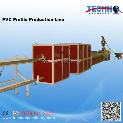 China Profile PVC Skirting Board Producing Machine / Profile Extrusion Line for sale