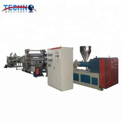 China Plastic Sheet PE PP PS Sheet Extrusion Production Line / Single Screw Extruder Sheet Making Machine for sale