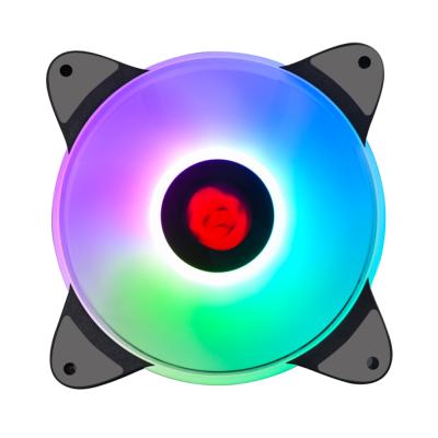 China Colorful Computer Case 240 RGB Water Cooling Radiator PC Case Fan PC Case With RGB Fans for sale