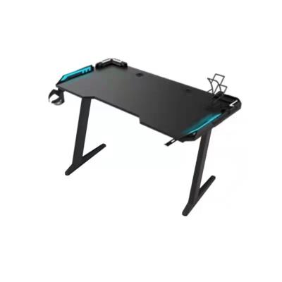 China (Other)RGB LED Adjustable Popular Cheap PC Computer Survey Desktop Gaming Table Gamer Stable Desk For Computer for sale