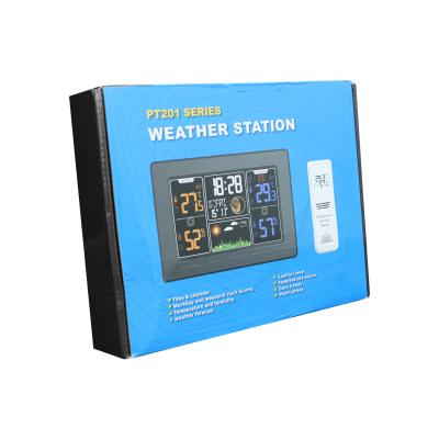 China Widely GSM Crystal Ambient Portable Oem Alarm Clock Acurite Weather Station Permanent Forecast for sale