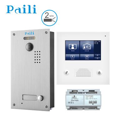 China WiFi home video doorbell security system door phone video intercom for villa two way video intercom for sale