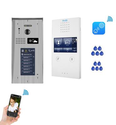 China 4.3 Inch 2 Wire Color Waterproof / Waterproof Video Door Phone With Camera And Doorbell Monitoring for sale