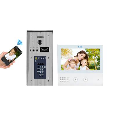 China Two Way Audio Video Intercom Multi Visual Apartment Door IP Door Phone Video Intercom For Building for sale