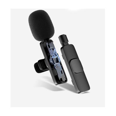 China Hot New Protable Lavalier Wireless Microphone Lapel Clip On Mic Lecture Noise Reduction Wireless Clip Wheat for sale