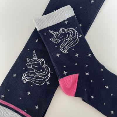 China Antibacterial Girls Pantyhose Baby Christmas Sock Cotton OEM Jacquard Spandex Socks Set for sale