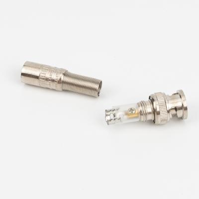 China Top quality solderless common bnc connector Surveillance rf camera video accessories adapter factory sale for sale