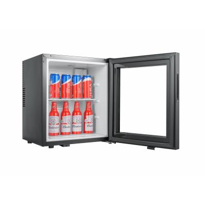 China Compressor 40l Mini Hotel Small Freezer Hotel Drinks Cold Cooler Hotel Mini Door Fridge Cooler for sale