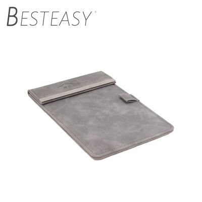 China New Style Hotel Accessories Modern Custom Leather Menu Folder Leather Notepad Holder for sale