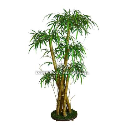 China Home/Hotel/Office/Festival Artificial Tree/Wholesale Factory Indoor Cheap Plastic Decorative Bamboo Leaf Decoration Plant for sale