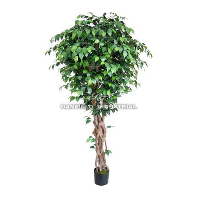 China Home/Hotel/Office/Festival/Decoration Plastic Artificial Tree Bonsai Wholesale Indoor Cheap Indoor Home Decoration Potted for sale