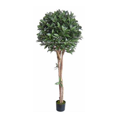 China Home/Hotel/Office/Festival/Bonsai High Quality Plastic Greenery Indoor Decoration Leaves Artificial Plants Bay Leaf Trees For Indoor Decoration for sale