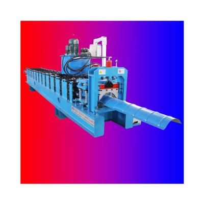 China Building Material Shops 312 Galvanized Steel Roof Ridge Cap Roll Forming Machine for sale