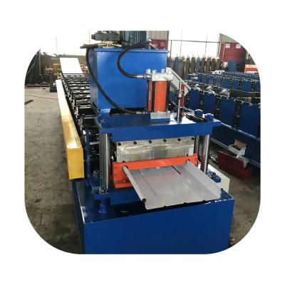 China Building material shops portable panel rollforming standing seam copper roof machine for sale