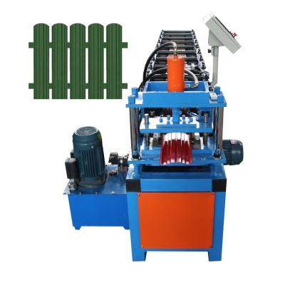 China Building Material Shops Dura Metal Panels Palisade Fence Roll Forming Machine for sale