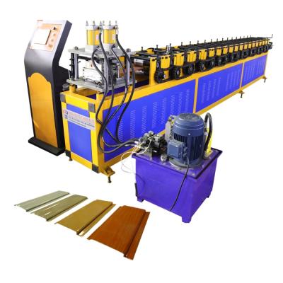 China Building Material Shops Flush Soffit Panels Metal Spandrel Roll Fomer Machine for sale