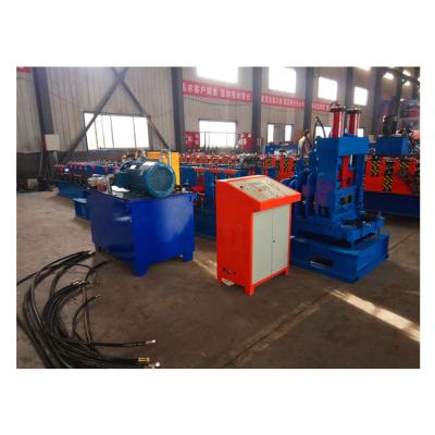 China Building Material Shops Profile C Section Steel Purlin Cold Roll Forming Machine For Rolling Former c z purlin bending machine for sale