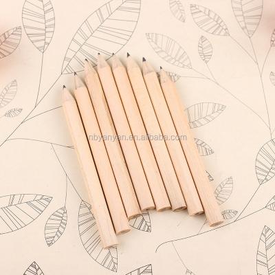 China office & School Pencil HB Wooden Short Pencil 8.6cm New Mechanical Graphite Eco-friendly Mini Pencil For Kids Office School Stationery Supplies for sale