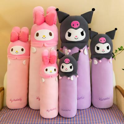 China XUX 60cm Long Cartoon Kuromi Cartoon Melody Stuffed Animal Plush Toy Sleeping Pillows Festival Gift Cute Soft Doll Plush Pillow for sale