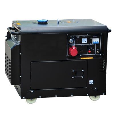 China High Power Portable Single Phase Three Phase Small Silent Diesel Generator 10kW Outdoor Household C10000 for sale