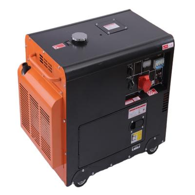 China 2021 China OEM Cheap Wholesale All Kinds Of Small Portable Silent Diesel Generator PR6500 for sale