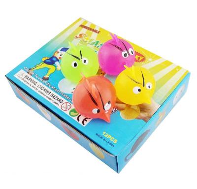 China TPR Washable Hot Selling High Quality Funny Colorful Squishy Bird Squishy Ball Toys Environmentally Friendly for sale