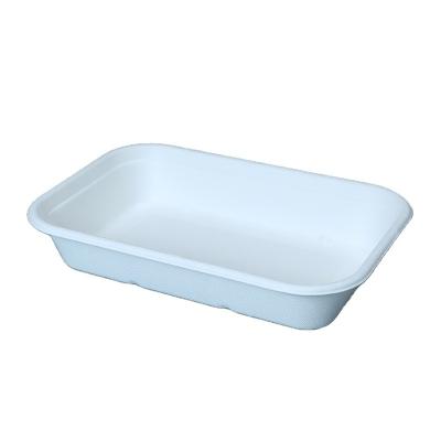 China Minimalist Eco Friendly Disposable Degradable Sugarcane Pulp Bagasse 750ml Food Bowl for sale