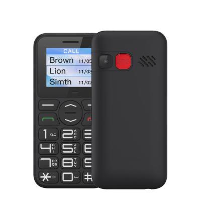 China Dual Speaker Big Button SIM Card Big 1.77 Inch Elder Bar Mobile Phone SOS GSM People Phones for sale