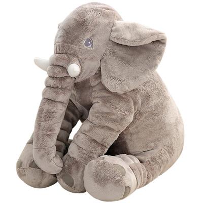 China No Sleep Factory Wholesale New Elephant Plush Toy To Sleep With Big Elephant Cartoon Doll Pillow Children's Birthday Gifts for sale