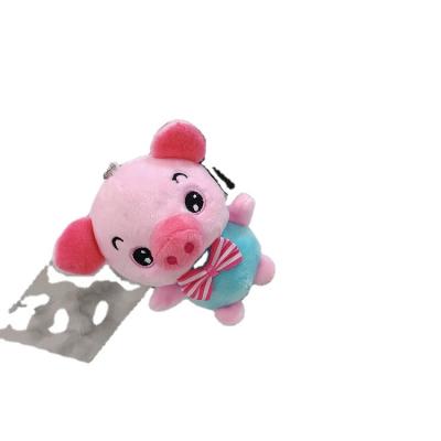 China stuffed & 5pcs/Lot 10cm Mini Pig Plush Toys Soft Stuffed Pig Hanging Dolls Plush Toy Bag Key Chain For Kids Girls Gifts Key Chain for sale