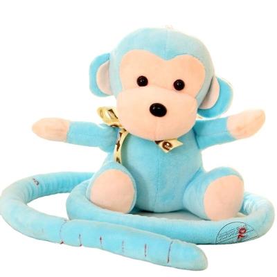 China stuffed & Plush 100cm 4 Colors Tail Long Scale Like Monkey Stuffed Plush Toy Cute Monkey Dolls For Baby Cute Mini Monkey Plush Toy for sale