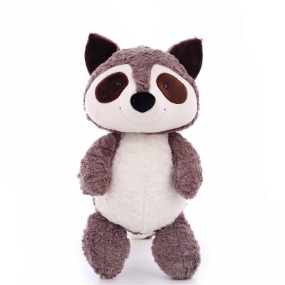 China stuffed & Gray Raccoon Big Tail Animals Plush Dolls Stuffed Toy Lovely Soft Doll Birthday Gift Big Raccoon Stuffed Plush 25-50cm For Boy for sale