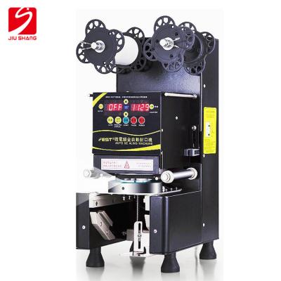 China High Quality Automatic Food Bubble Tea Cup Plastic Sealing Machine for sale