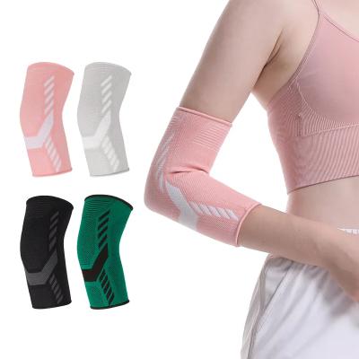 China Adjustable Elasticity Breathable Sports Protective Custom Elbow Support Sports Elbow Protector For Adult for sale